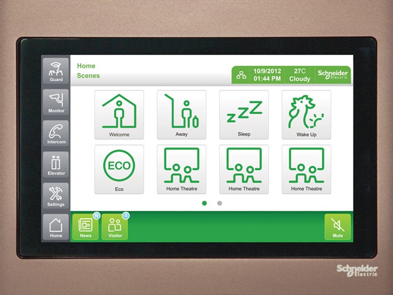 ورودی‌های دیجیتال و آنالوگ ساختمان هوشمند اشنایدر