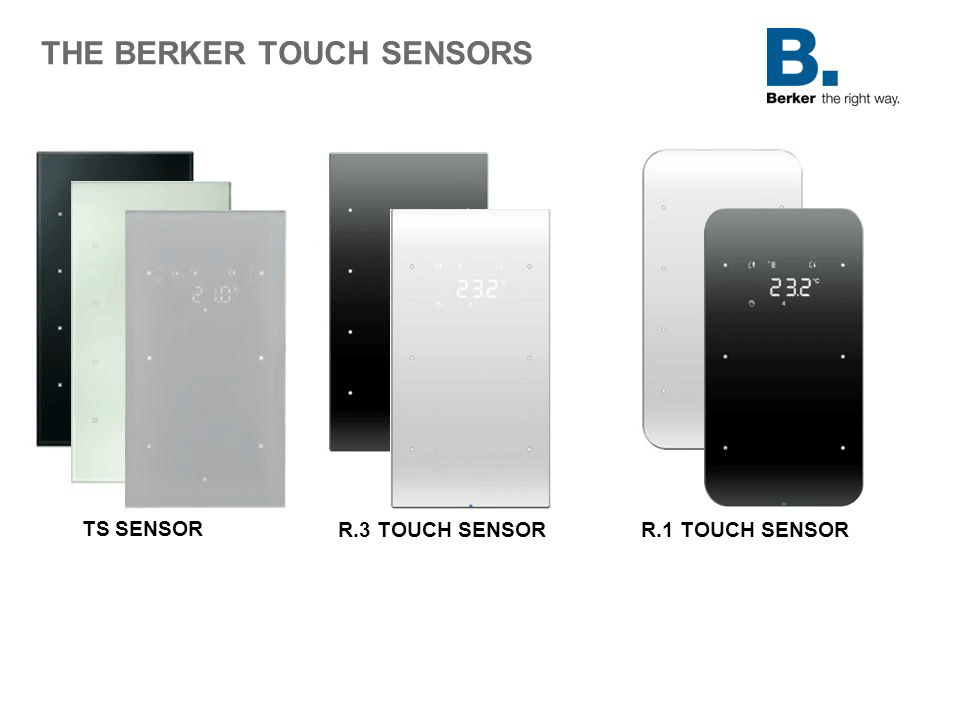 Berker touch sensors